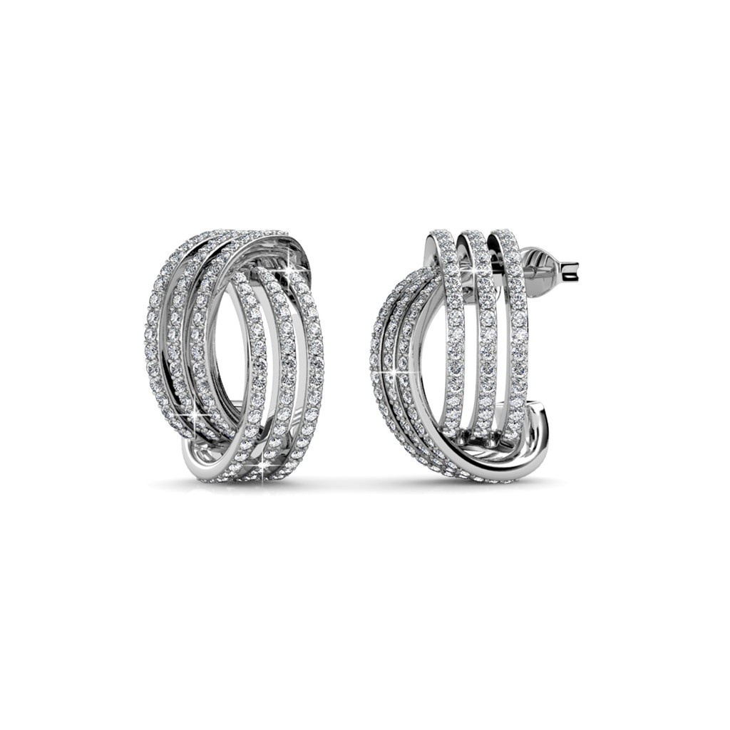 Cherish Earrings - Made with Swarovski Crystals