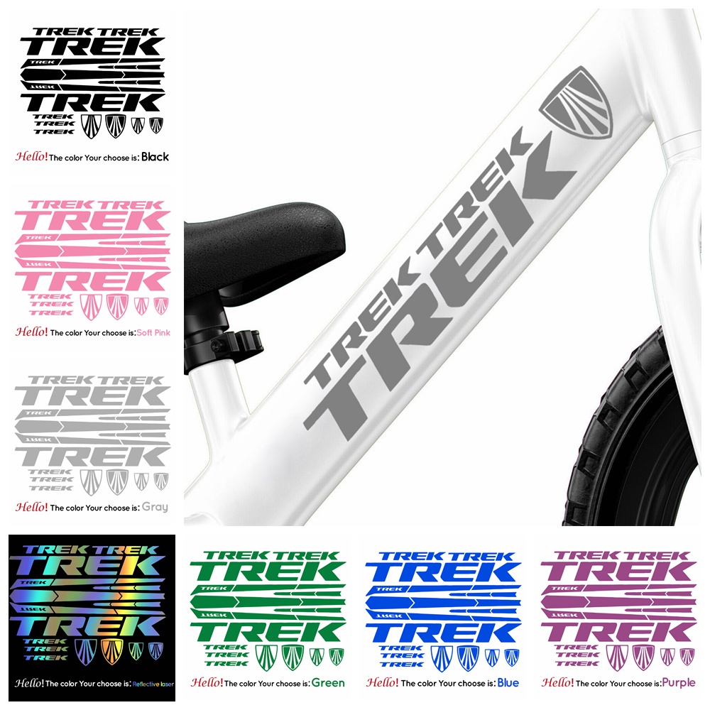 TREK Bike Frame Set Decals Stickers MTB SPECIAL COLOR VINYL Shopee