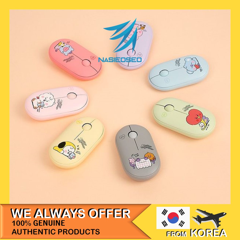 BTS BT21 BABY Multi Pairing Wireless Mouse My Little Buddy | Shopee ...