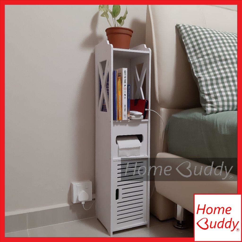 Bedroom/Bathroom Storage Rack/Corner Rack [Waterproof. Size: 18cm width ...