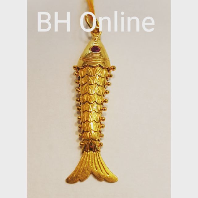 Gold hot sale locket fish