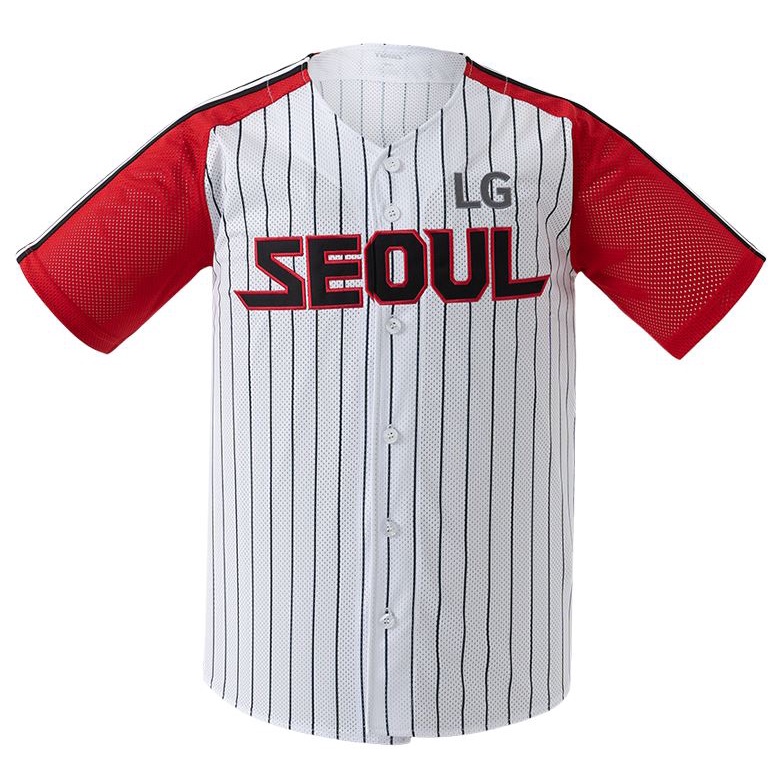 LG Twins] KBO Korean pro baseball team uniform jersey white & red