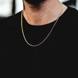 Gold plated mens hot sale chain online shopping