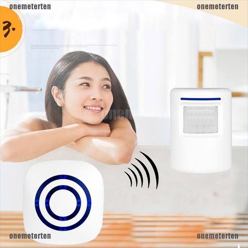 Motion sensor wireless entry best sale alarm with door bell chime