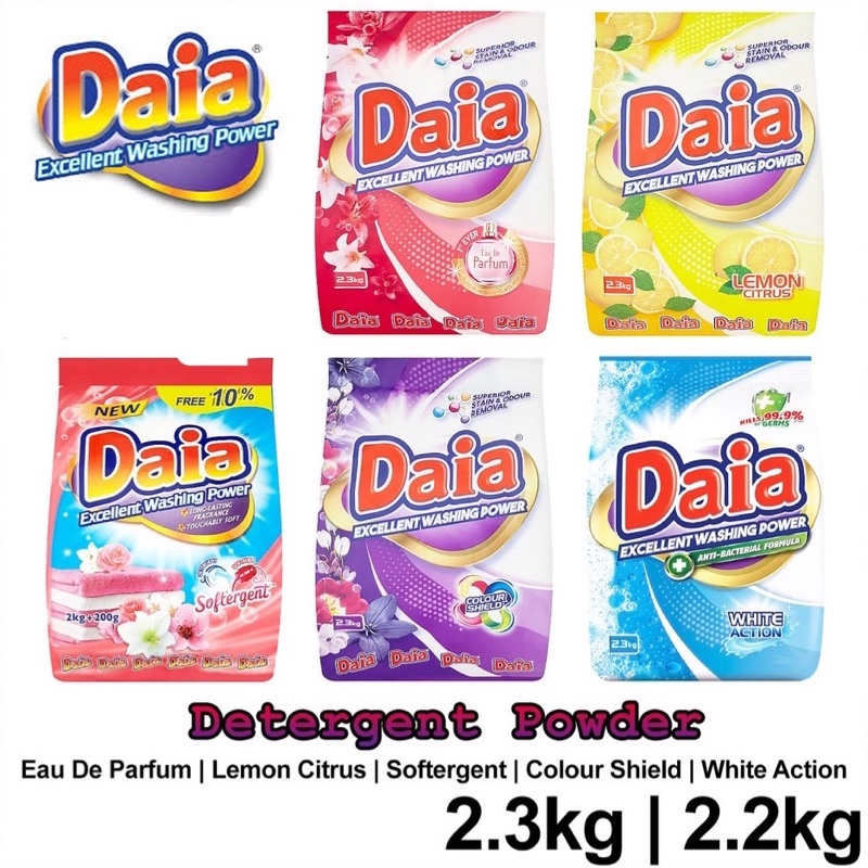 Daia Powder Detergent 2.1kg(Assorted) | Shopee Singapore