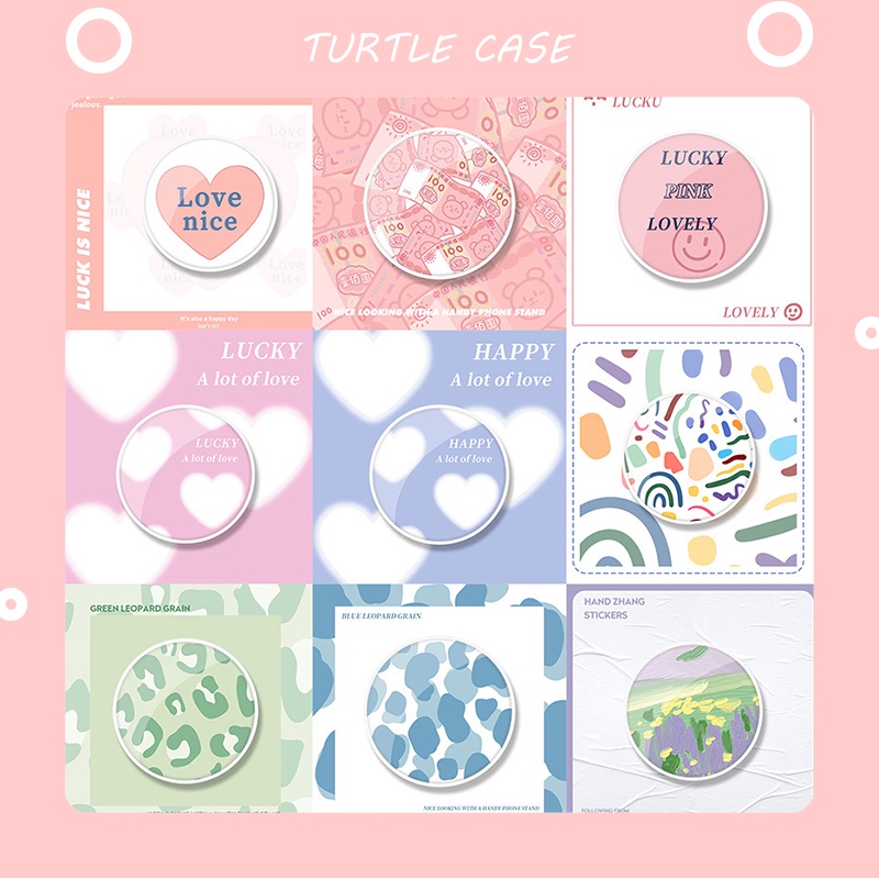 New universal mobile phone ins online celebrity airbag bracket cute cartoon lazy desktop telescopic bracket beautiful Japan and South Korea