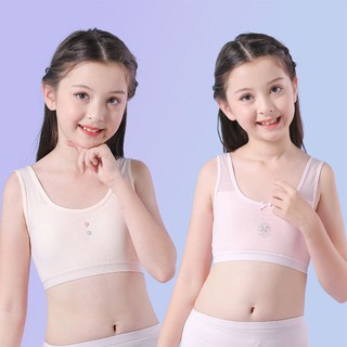 Girls' developmental tube top 12-year-old children's small vest