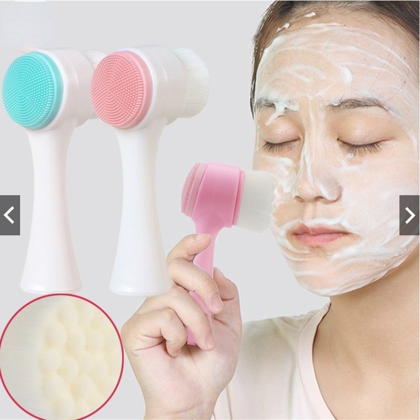 1Pcs Facial Cleansing Brush Silicone Brush Wash Facial Brush Face Wash Face Brush Shopee Singapore