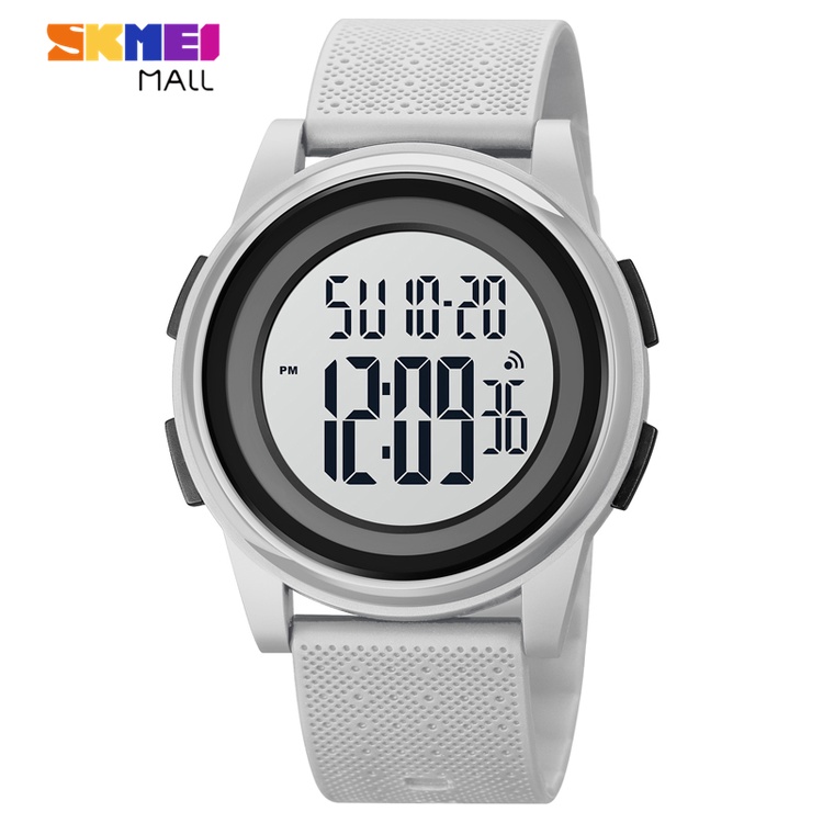 SKMEI 1895 Men Dual Time LED Light Sports Watch Teen Daily Alarm Hourly