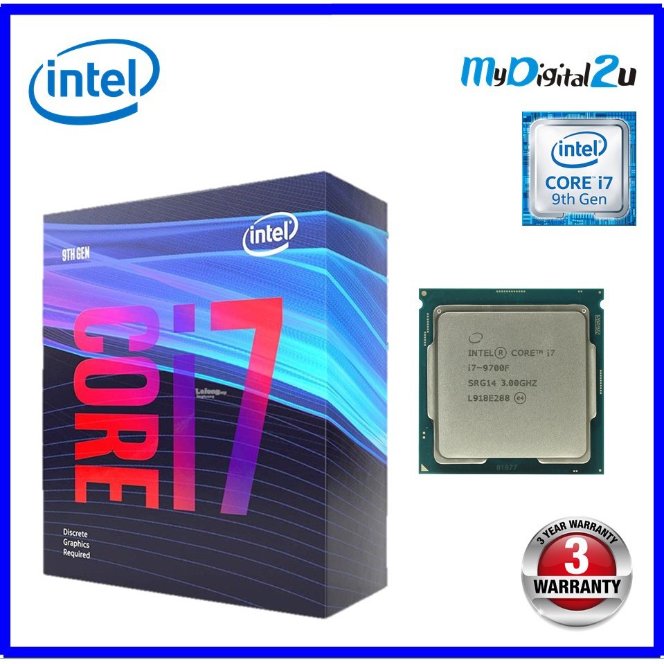 Intel Core i7-9700F (12M Cache, up to 4.70 GHz) Coffee Lake