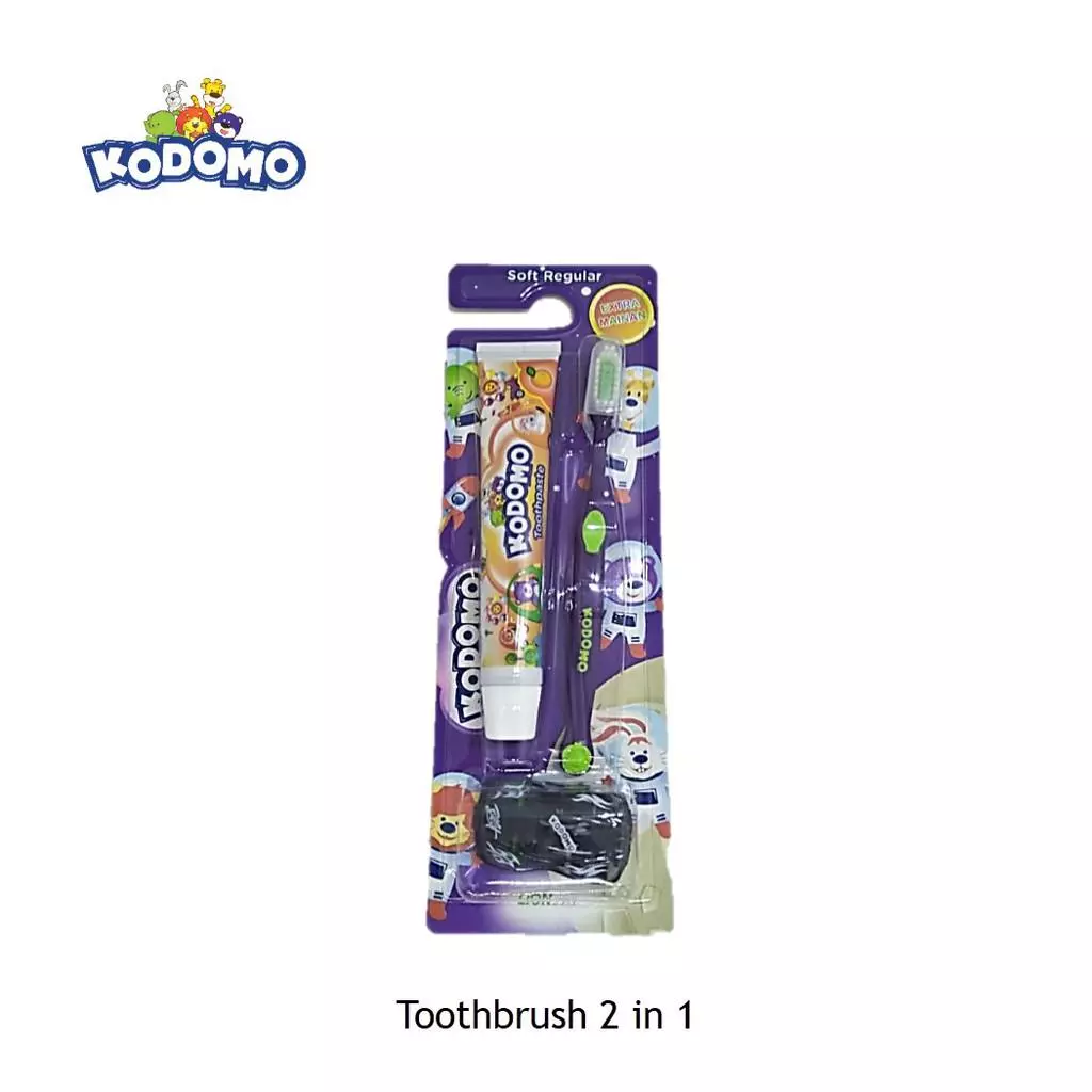 Kodomo Sikat Gigi Reguler 2 In 1 x2 - Gambar 3