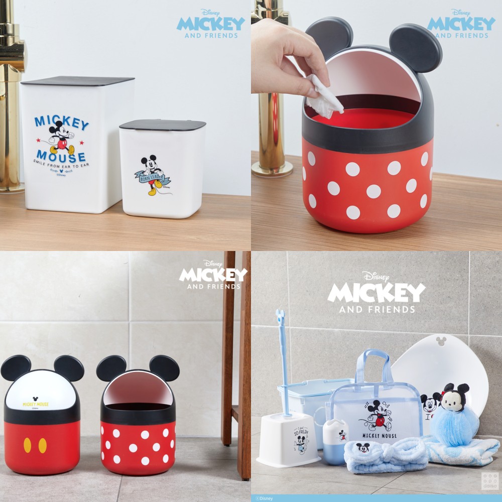 DAISO KOREA X Mickey Minnie Mouse Bathroom Supplies Series - Cute Slide ...