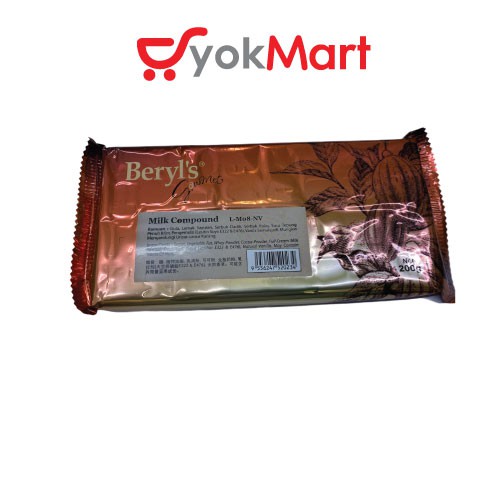 Beryl's Milk Chocolate Compound Block 200g | Shopee Singapore
