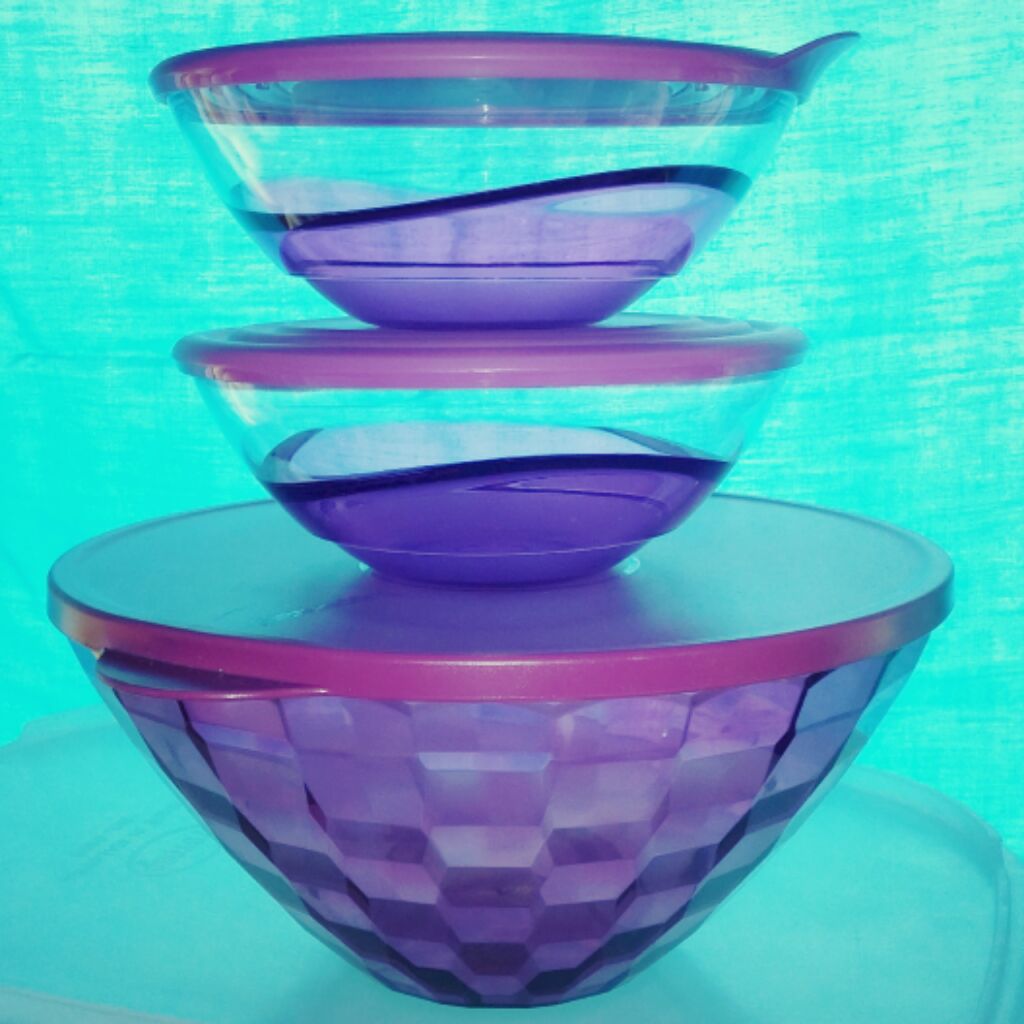Tupperware purple prism set | Shopee Singapore