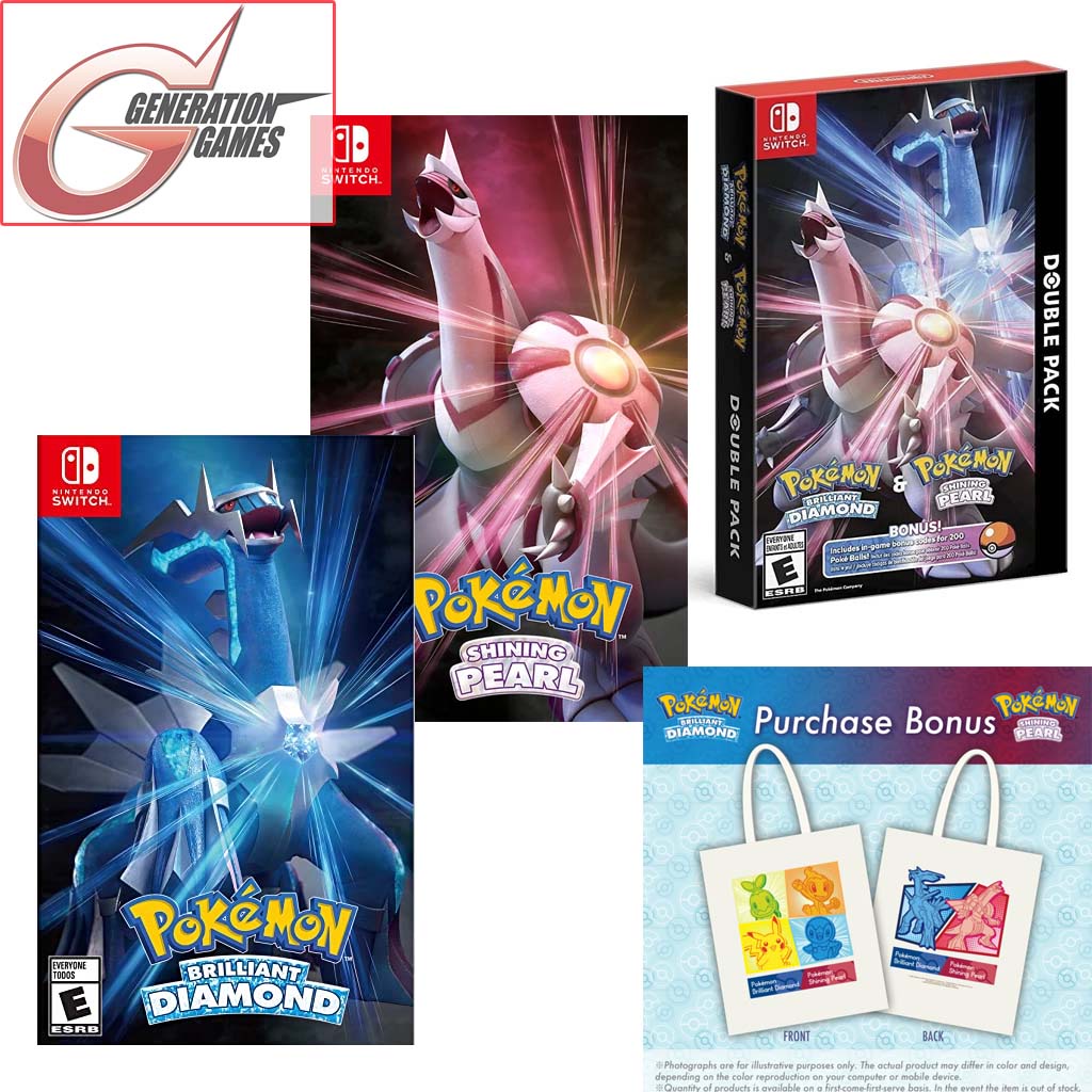 Pokemon Brilliant Diamond / Shining Pearl Double Pack (English) for  Nintendo Switch