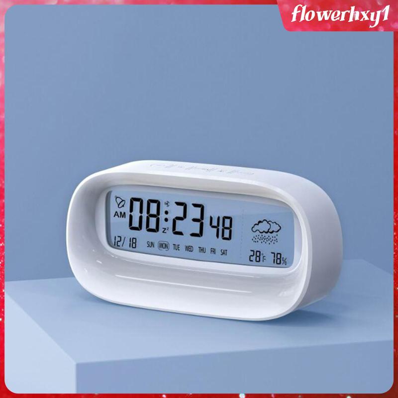[Flowerhxy1] Compact Desk Digital Alarm Clock Date Time Week Large ...