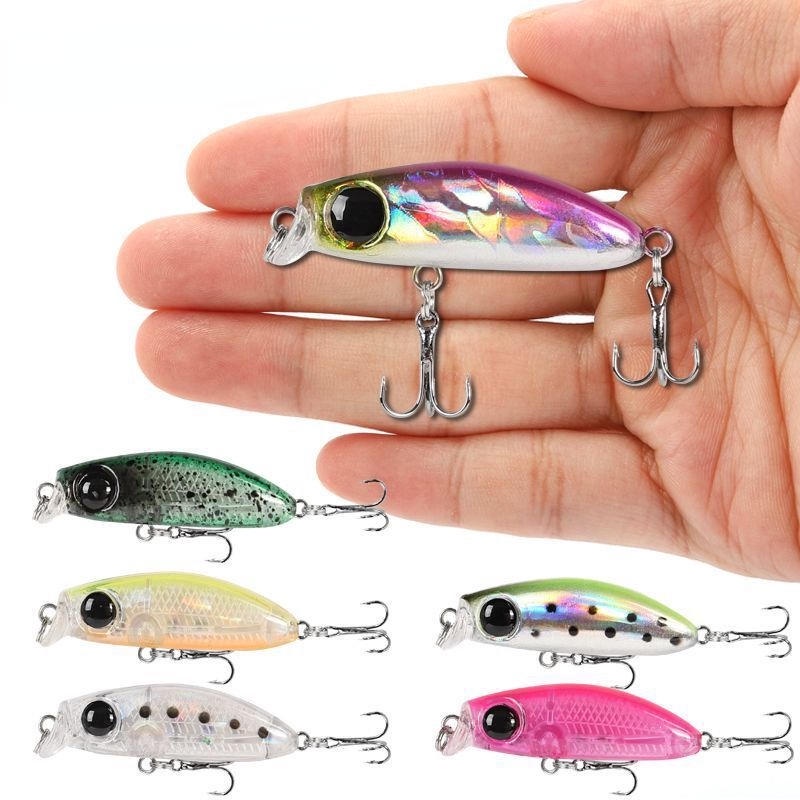 DUOYU Fishing Lure 2.5g 35mm Mini Minnow Lure Sinking Minnow Bait ...