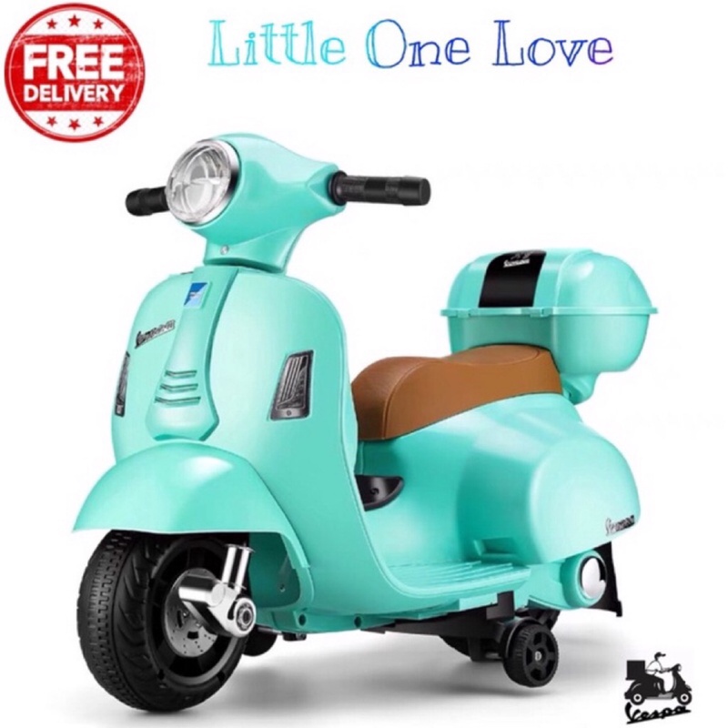 Electric toy shop vespa scooter