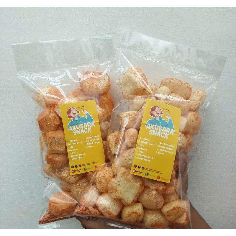 Super Spicy Dorokdok Original SURABAYA MADE AKUSARA SNACK Skin Chips ...