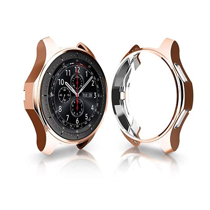 Samsung Gear S3 Frontier Galaxy Watch 46mm 42mm Bumper Soft Plated Tpu Smart Watch Accessories Protective Shell Case Shopee Singapore