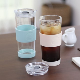 24oz Teaboco S - Bamboo + Glass Tumbler Set