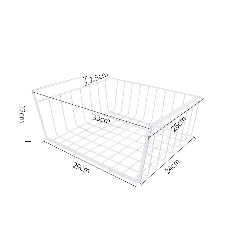 Easyhome.sg Hanging Basket Storage HBS Wardrobe Rack Clothes Laundry