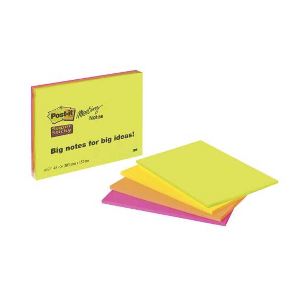 Self-Stick Note Pads - Neon