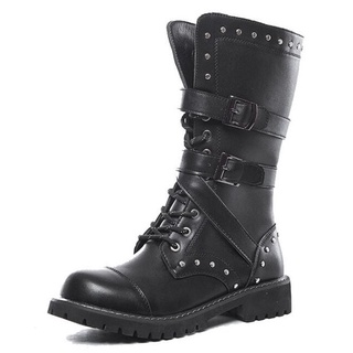 Punk combat boots on sale mens