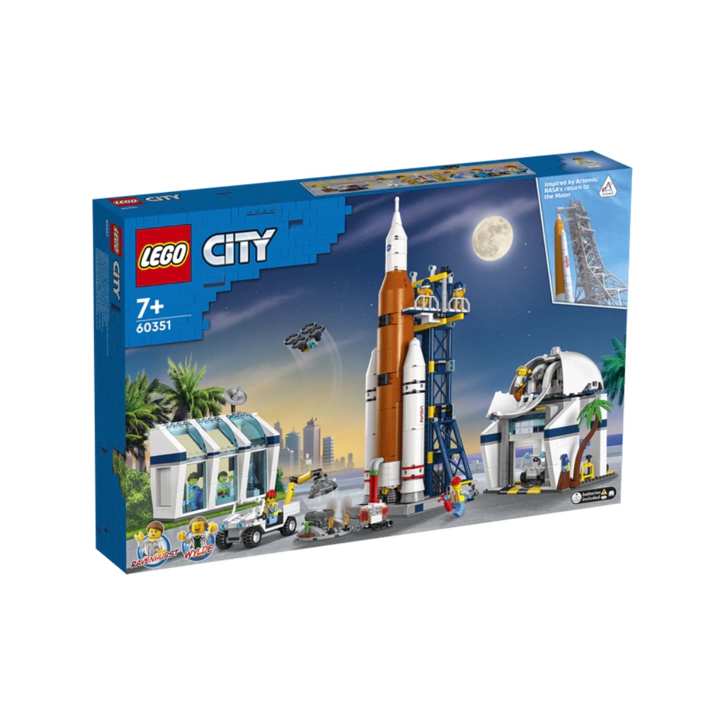 LEGO City Rocket Launch Center (60351) - NASA-Inspired Space Playset ...