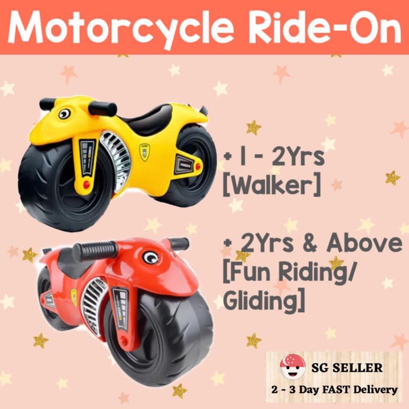 Motorcycle Ride On Kids Toy