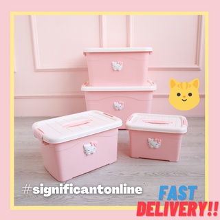 MINISO Barbie Storage Box Sundry Storage Student Snack Plastic