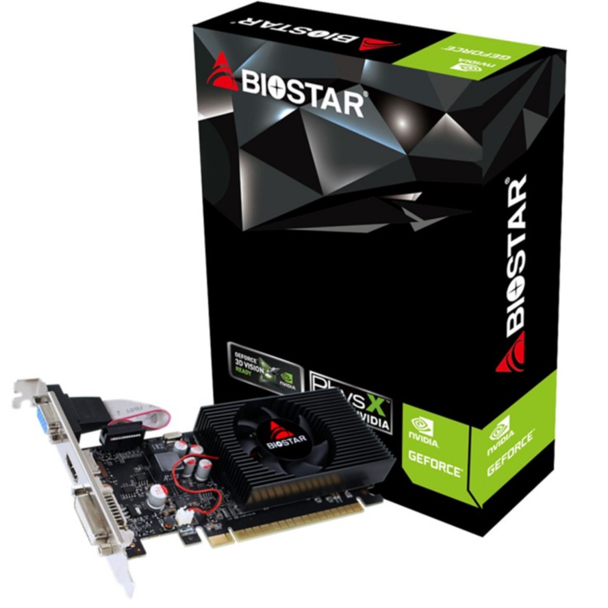 Biostar VN7313TH41 graphics card NVIDIA GeForce GT 730 4 GB GDDR3