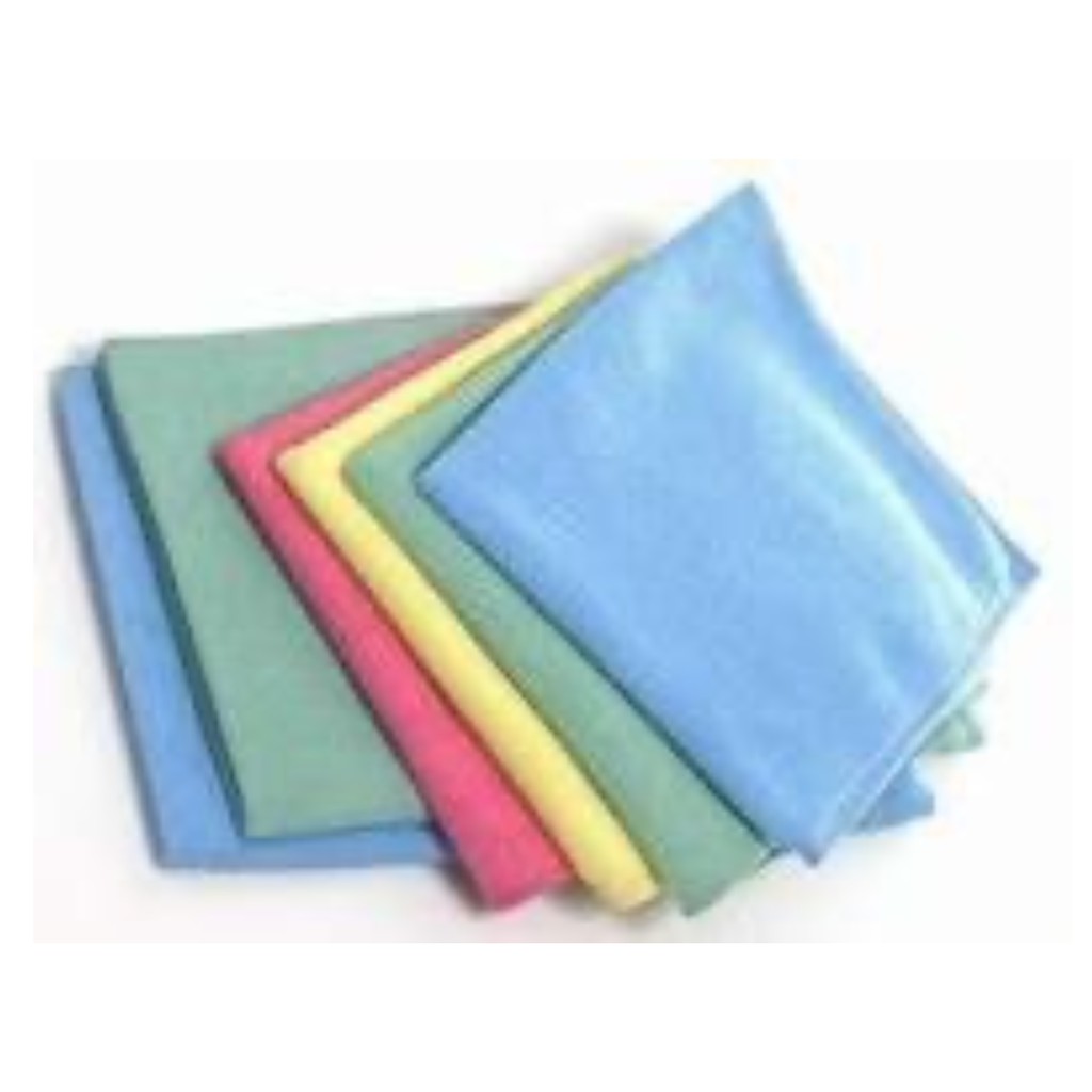 [SG Seller] Microfiber & Glass Cleaning Cloth Pink/Green/Yellow/Dark Blue Pack of 10 pcs