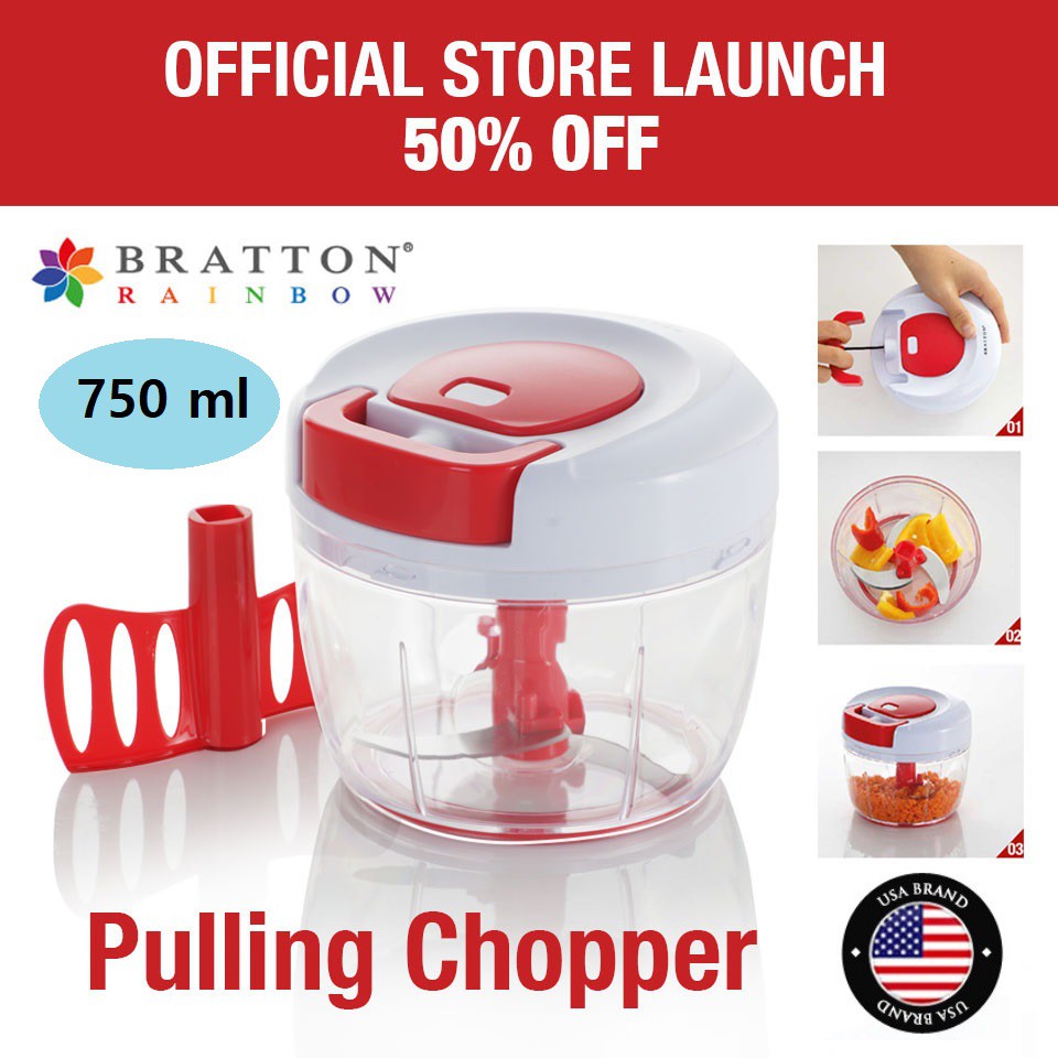 *SG Seller*-USA Brand-750ml Big Size with 3 blades - Meat and Vegetable ...