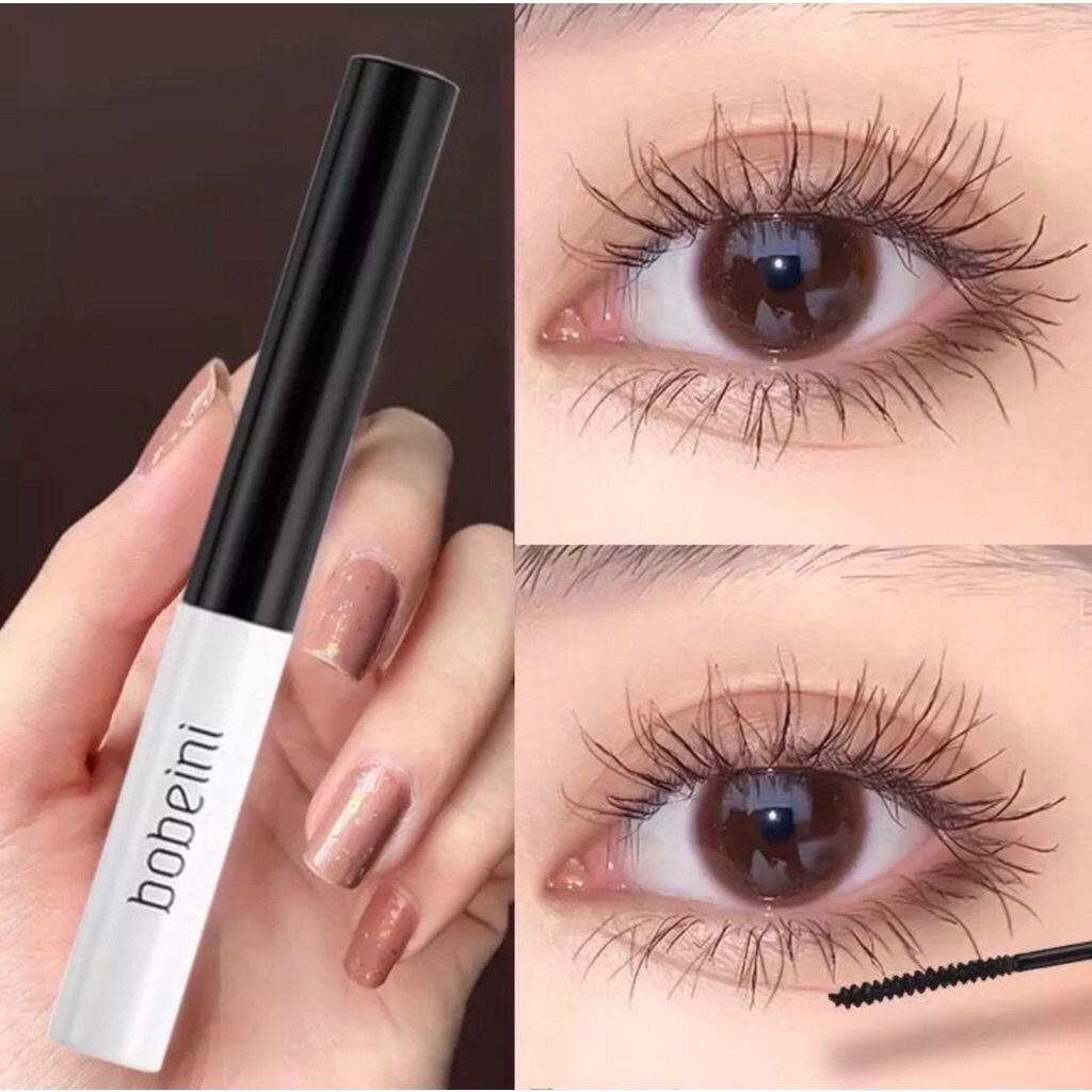 Bobeini White Stick D Slim Mascara Brushed And Long Curled Lashes