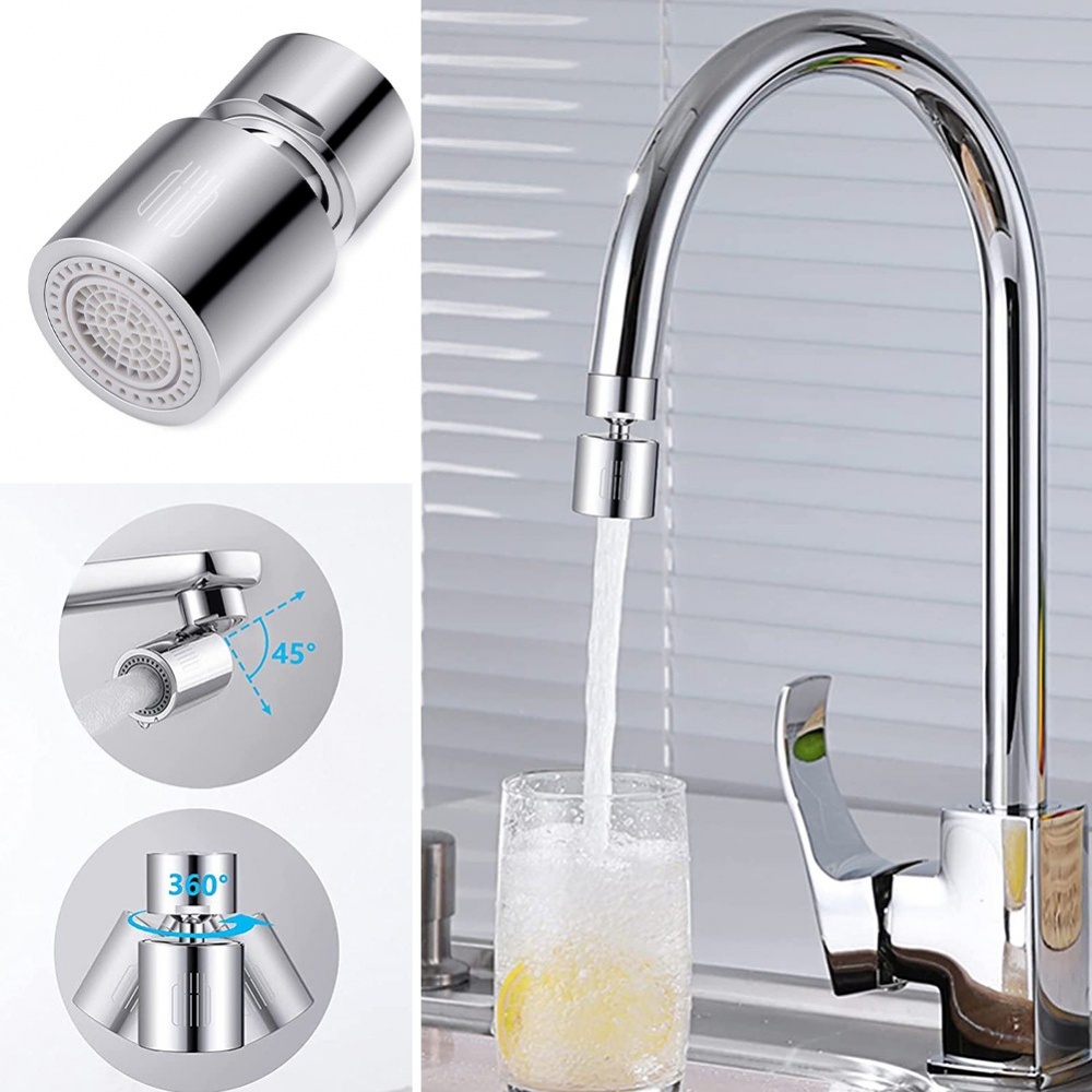 Kitchen Tap Aerator 360Faucet Rotate SwivelEnd Diffuser Female Thread