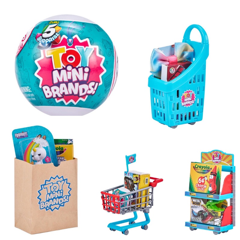 【2023 Special】5 Surprise Toy Mini Brands Series 1 by ZURU Toys Mystery
