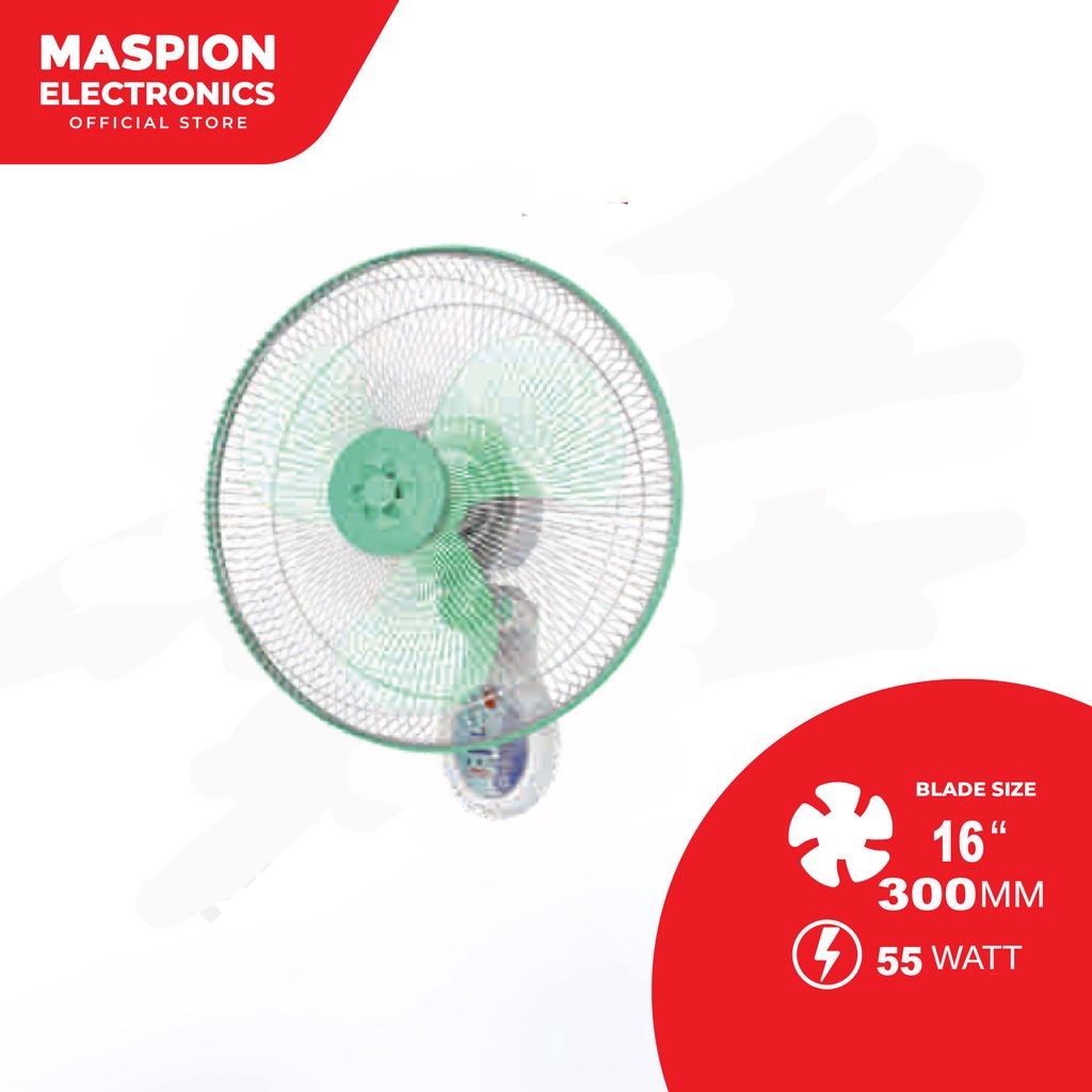 Maspion Wall Fan Kipas Angin Dinding 16 Inch MWF-4001 RC - Gambar 2