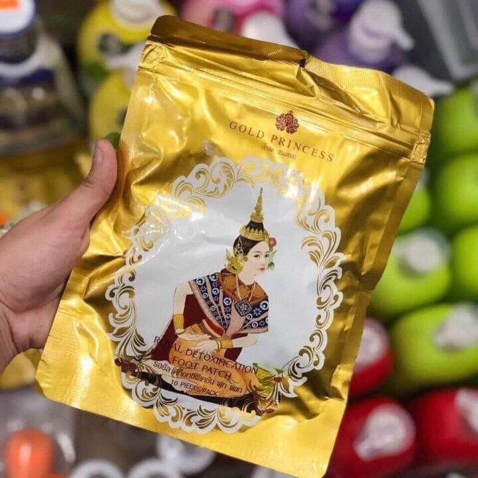 Gold Princess Thailand Foot Detox Patch Detox Foot Toxin Reduce Good