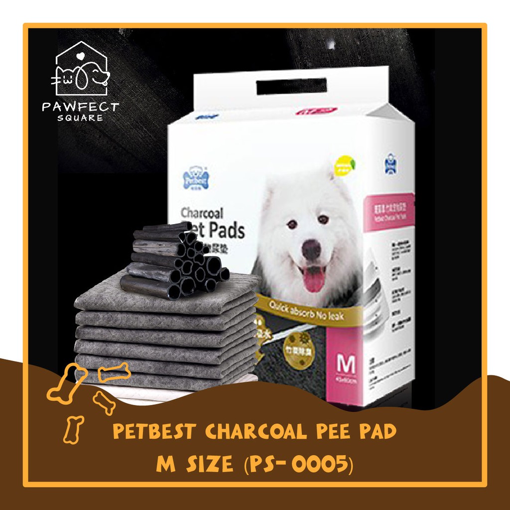 PetBest Charcoal Pee Pad M Size 50pcs packet Shopee Singapore