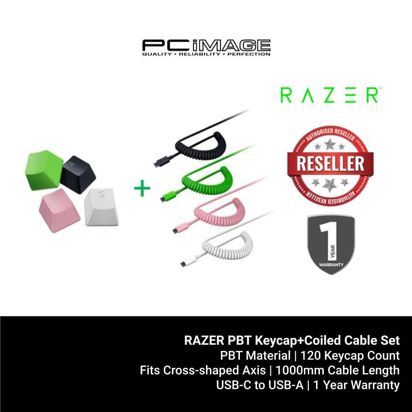 Picture of RAZER PBT Keycap + Coiled Cable Set | Shopee Singapore
