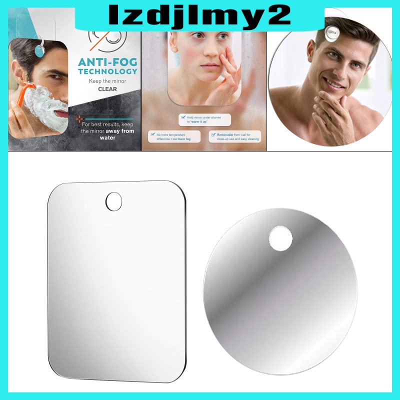 [Activity Price] Fogless Shower Mirror for Shaving with Razor Hook