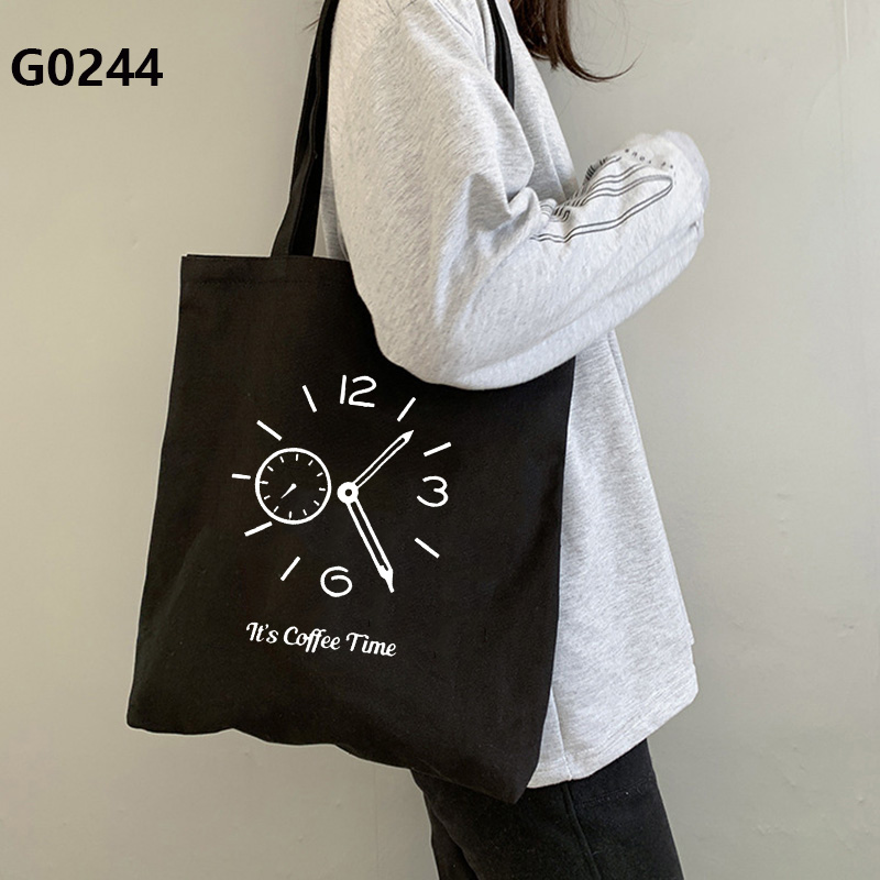 Fashion Words Handbag Beg Black Casual Tote Bag School Tuisyen Sekolah Tuition Student Bag Shopee Singapore