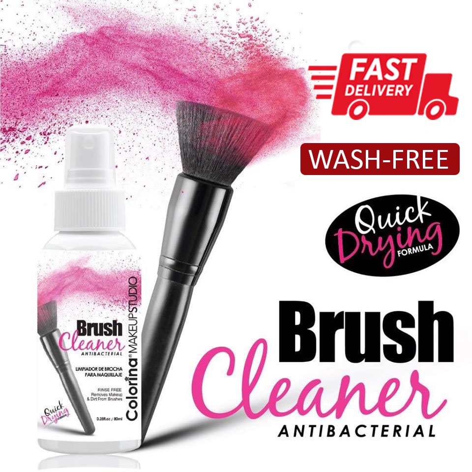 [Local Seller] Wash-Free Colorina Brush Cleaner Spray Antibacterial ...