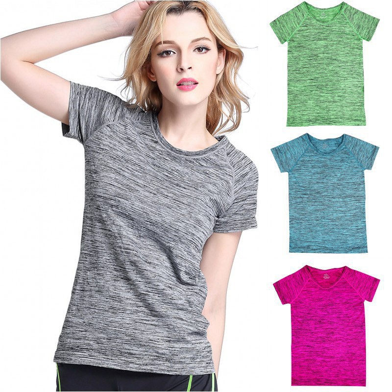 Women's Short Sleeve Quick Dry Fitness T-Shirt