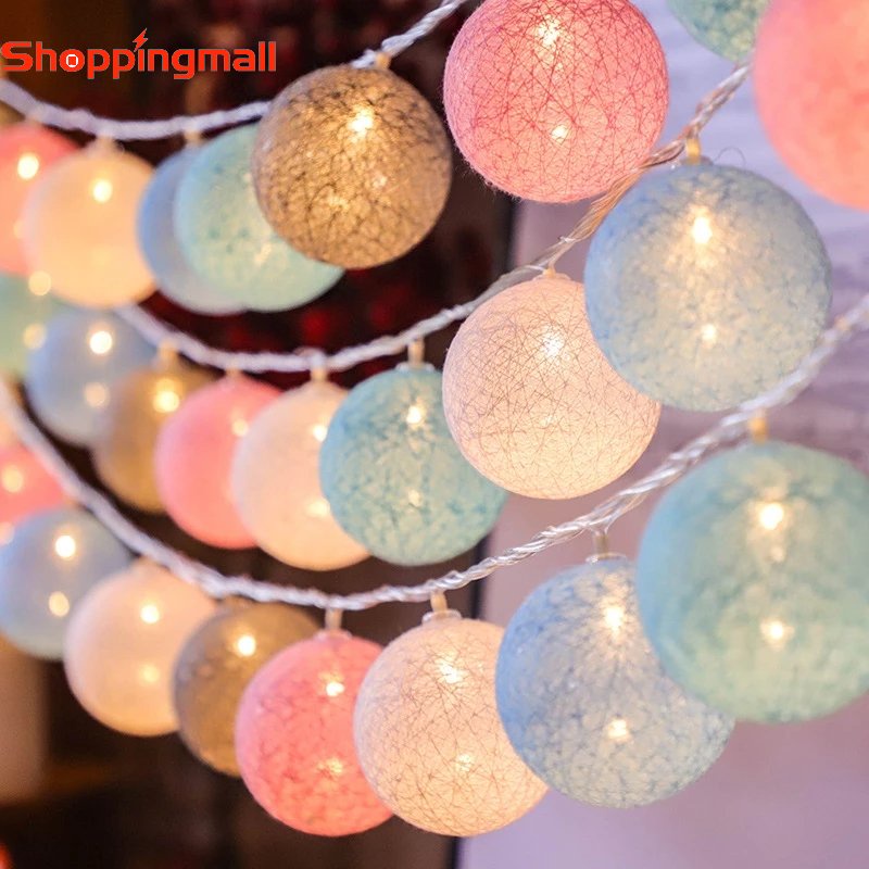 5 Handmade Loose Cotton Balls NO Lighting String DIY Night -  Singapore