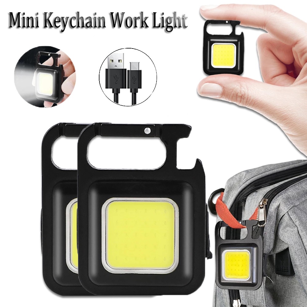 Rechargeable led keychain light sale