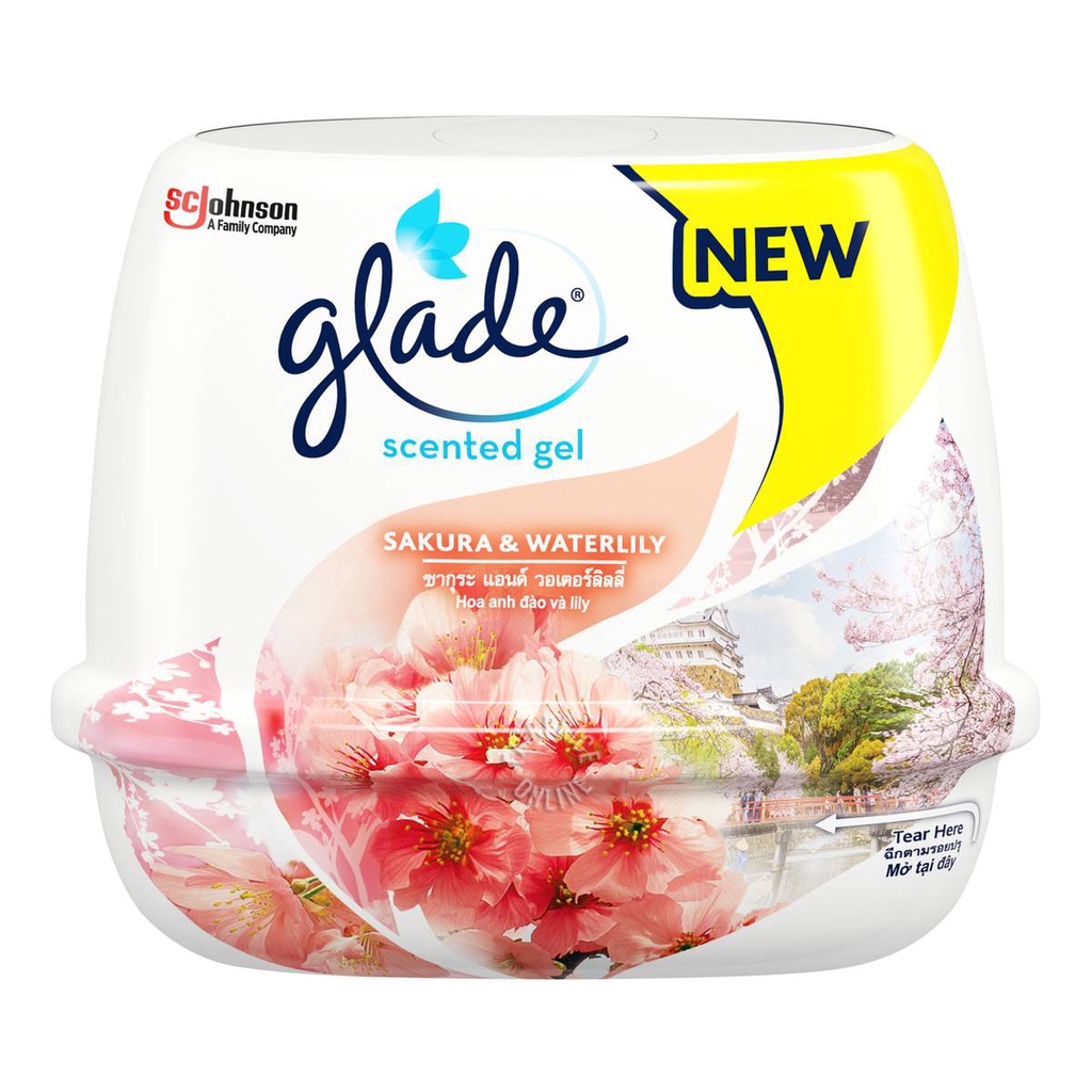 UnihomSG [ReadyStock] Glade Scented Gel Air Freshener Various Fragrance