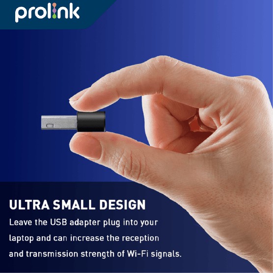 Prolink AC650 Mini USB Wifi Adapter l 6 dBi High-Gain Antenna Wireless Dual-Band Dongle - Gambar 4