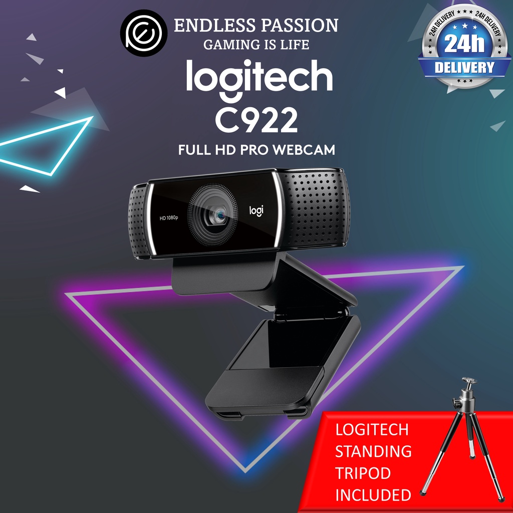 Logitech C922 Pro Stream Full HD Webcam | Shopee Singapore